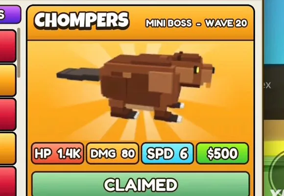 Chompers in Build a Dino Defense 🦖